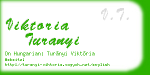 viktoria turanyi business card